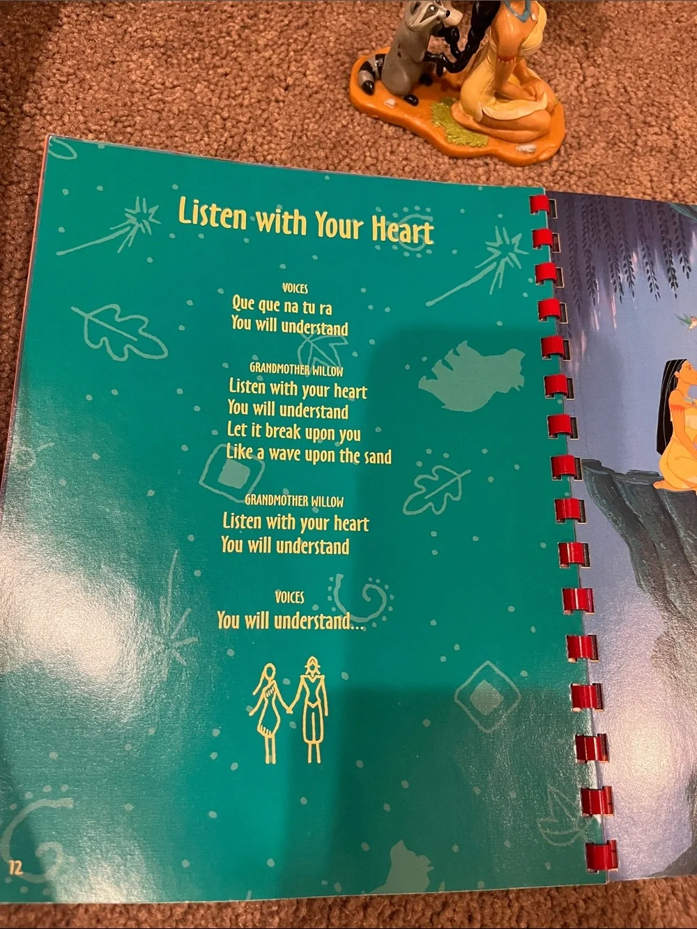 Disney Pocahontas Sing-Along Set - with characters
